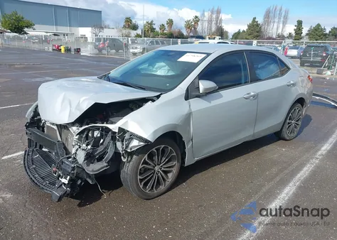 2015 Toyota Corolla S Plus from USA, damaged, VIN 2T1BURHE6FC453751